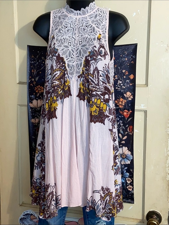 Free People Other - MARSHA PINK LACE SLIP DRESS NWT Intimately Free People Feminine Floral